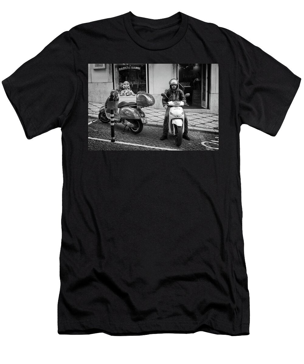 Helmets and Motorcycles Carlos Caetano T-Shirt