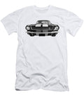 Hertz Rent a Racer Mustang 1966 Black and White Gill Billington T-Shirt