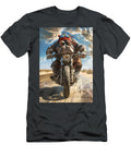 Hippopotamus Biker Desert Road Trip Rhys Jacobson T-Shirt