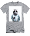 Hippopotamus Checking His Phone Stellart Studio T-Shirt