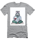 Hippopotamus Drinking Red Wine and Watching Tv Stellart Studio T-Shirt