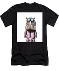 Hippopotamus Ready for Scuba Diving Stellart Studio T-Shirt