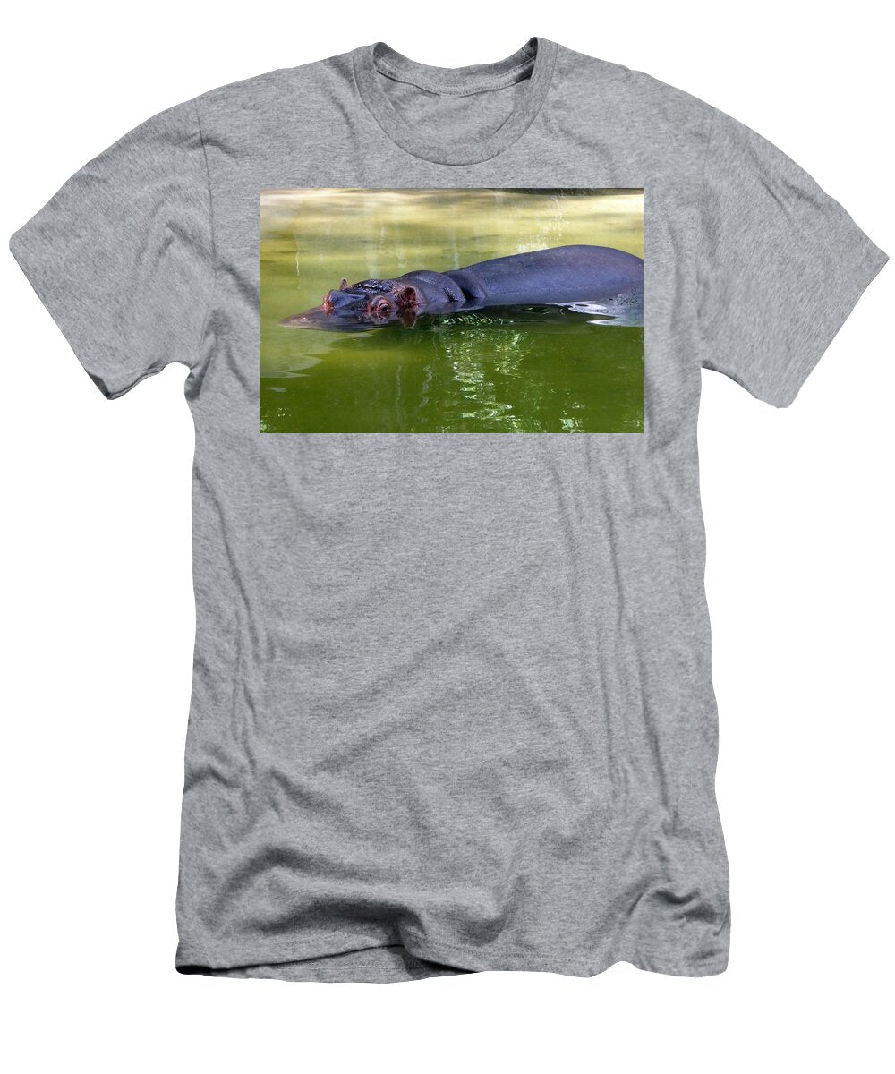 Hippopotamus Submerged in Water Les Classics T-Shirt