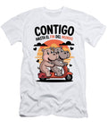 Hippos on a Scooter Adventure Joanna Redesiuk T-Shirt
