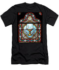 Holy Grail Depicted on a Stained Glass Window At Quimper Cathedral Tom Hill T-Shirt