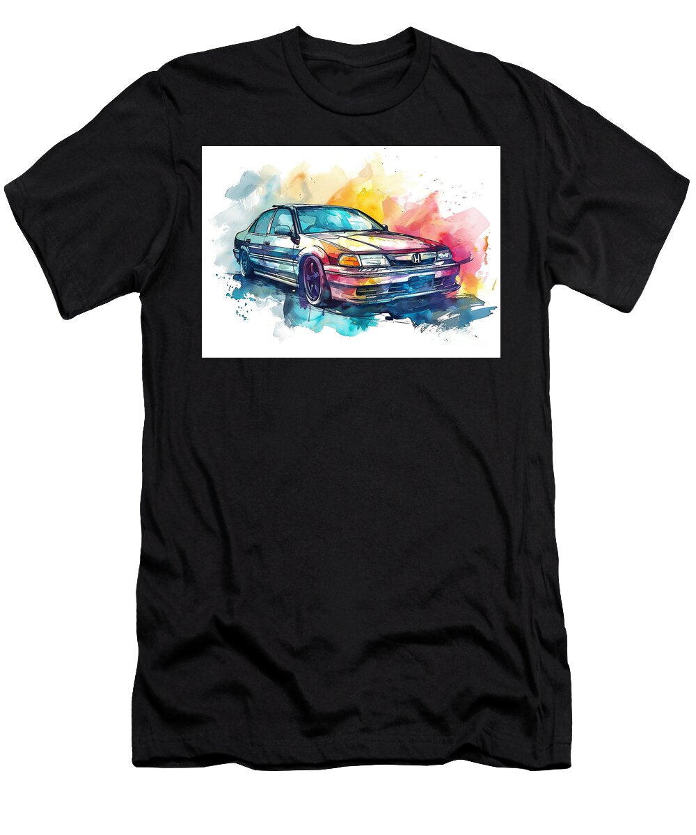 Honda Accord Auto Vibrant Colors Clark Leffler T-Shirt