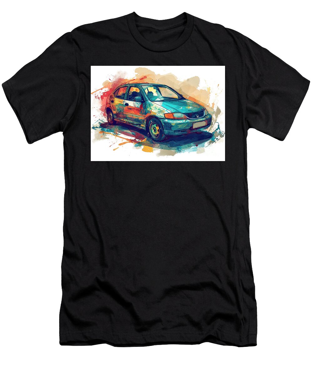 Honda Amaze Automotive Art Clark Leffler T-Shirt