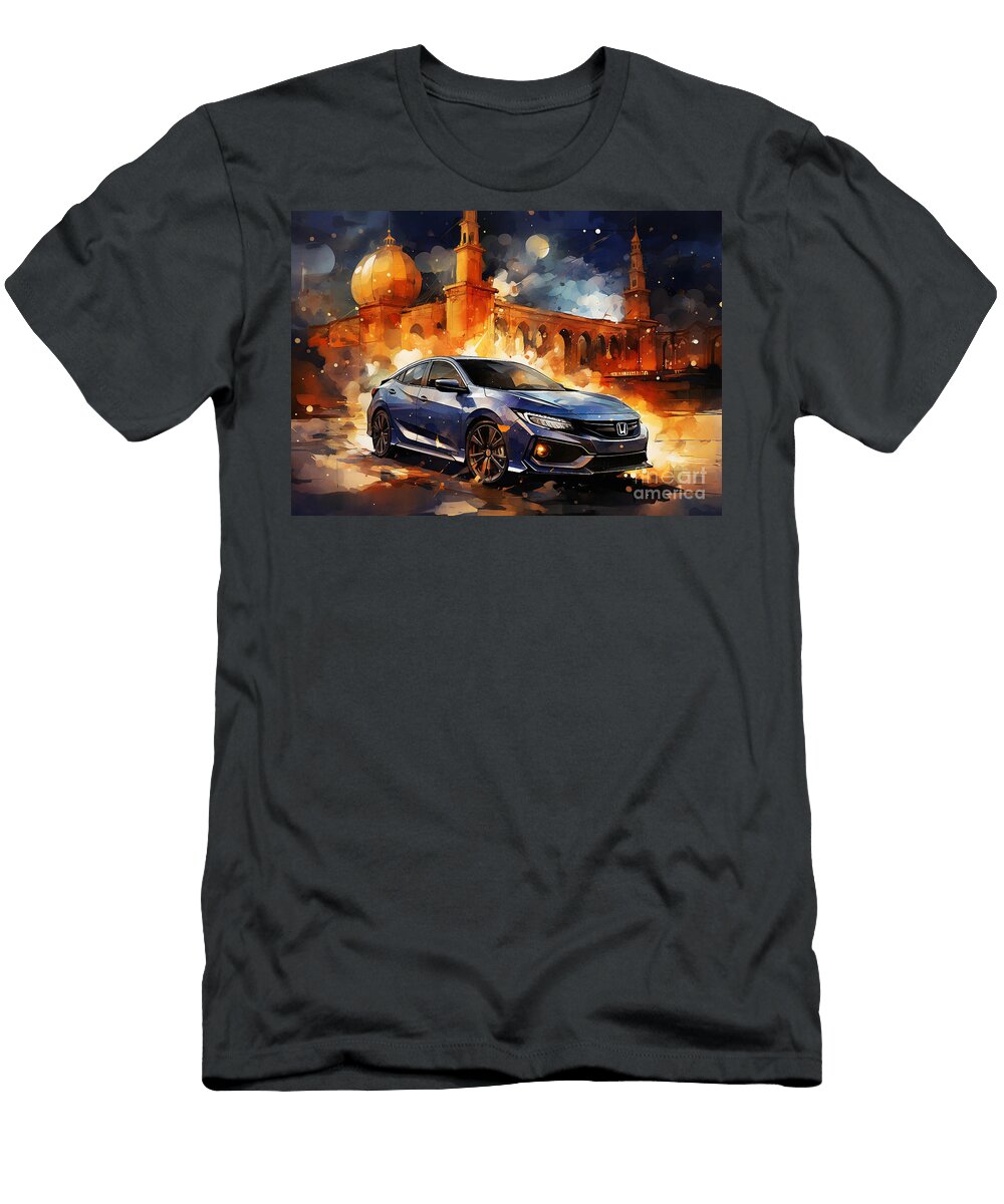 Honda Civic Hatchback 2 Vehicle Destiney Sullivan T-Shirt