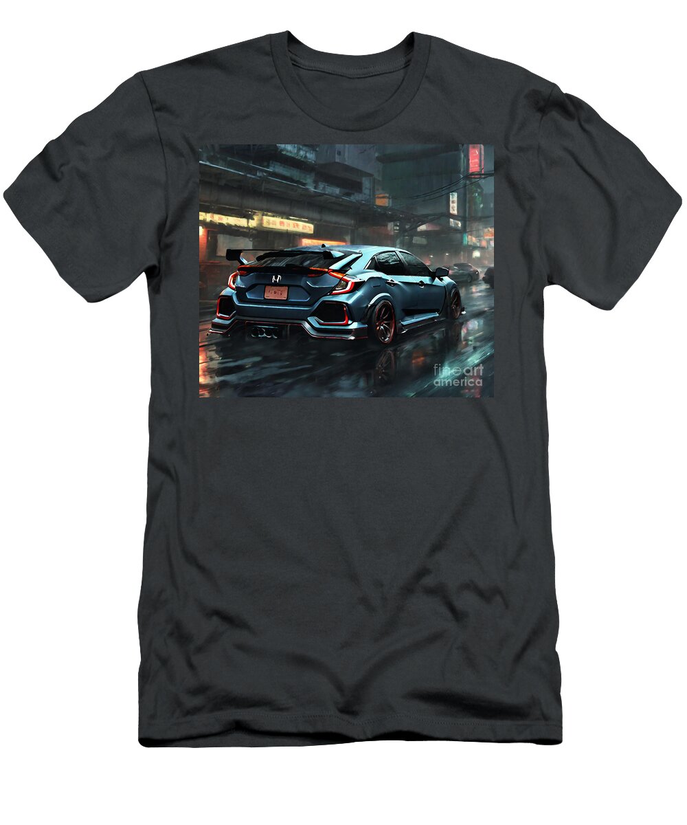 Honda Civic Hatchback Jp Spec 2021 Cars Japanese Cars Hdr Cortez Schinner T-Shirt
