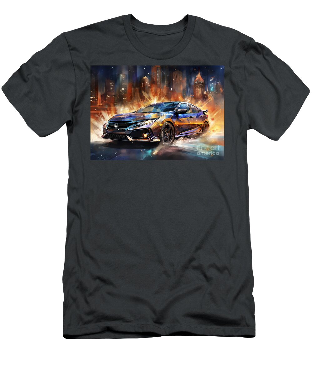 Honda Civic Hatchback Vehicle Destiney Sullivan T-Shirt