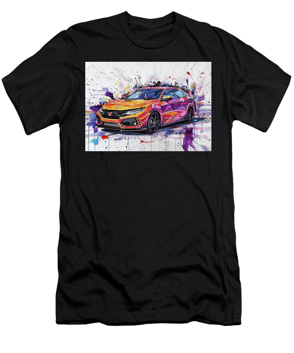 Honda Civic Hatchback Vibrant Kari Goldfalse T-Shirt