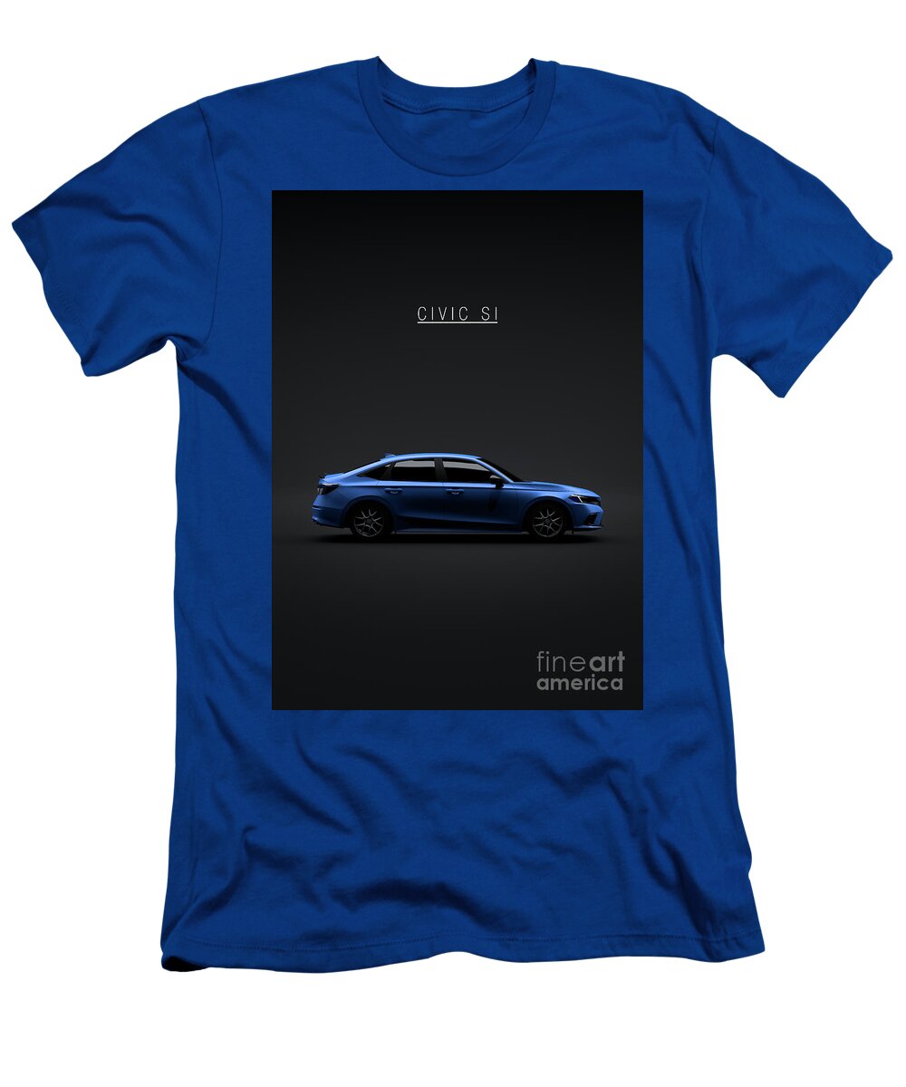 Honda Civic Si 2022 Blue Mihai Maxim T-Shirt