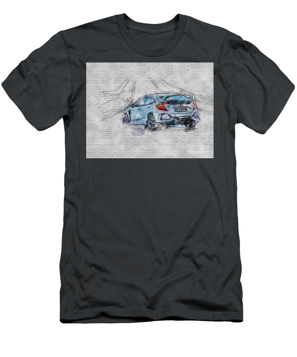 Honda Civic Type R 2017 Sports Hatchback White Nurburgring Ashtyn Treutel T-Shirt