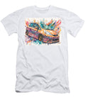 Honda Fit 2007 Hatchback Abstract Art Colorful Car Vibrant Car Art Hollie Love T-Shirt