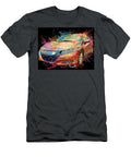 Honda Insight 2010 Hatchback Abstract Art Colorful Car Vibrant Abstract Car Art Hollie Love T-Shirt