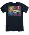 Honda Insight 2010 Hatchback Abstract Landscape Colorful Car Vibrant Car in Abstract Forest Hollie Love T-Shirt