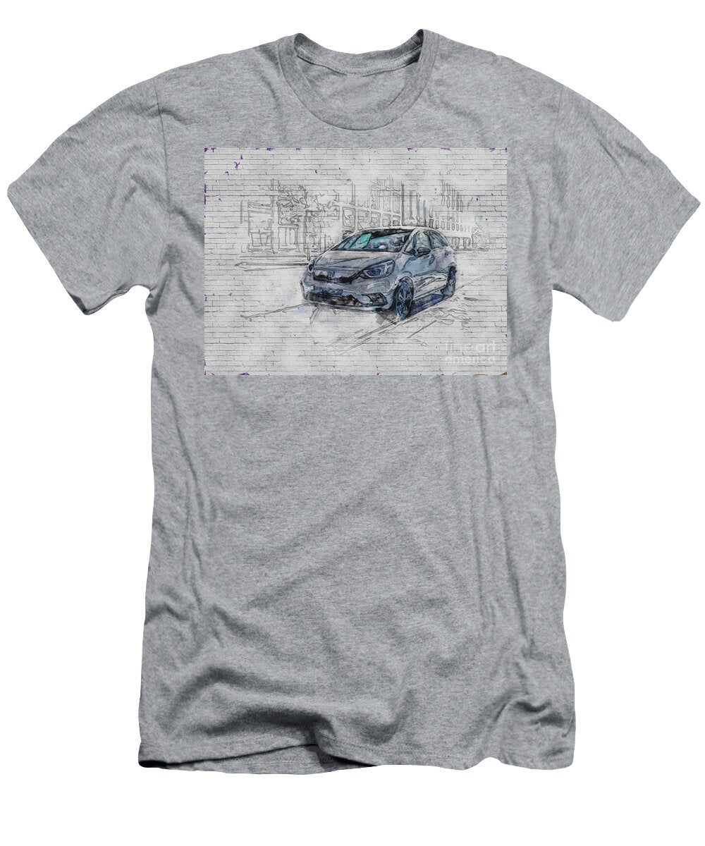 Honda Jazz 2020 Exterior Hatchback New White Japanese Cars Ashtyn Treutel T-Shirt