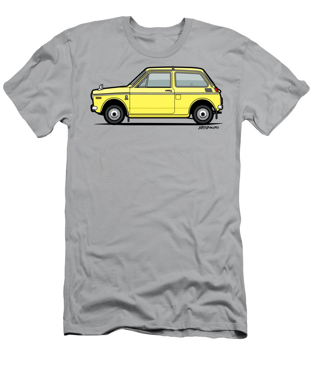 Honda N360 Yellow Kei Car Monkey Crisis on Mars T-Shirt