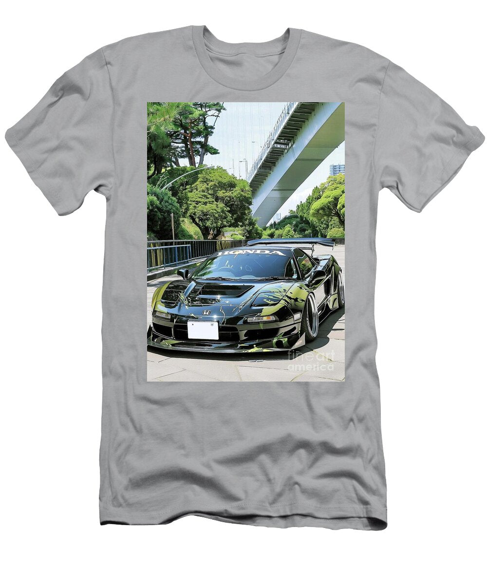 Honda Nsx Modified Sports Honda Today Car with Green and Black Paint Lowell Harann T-Shirt