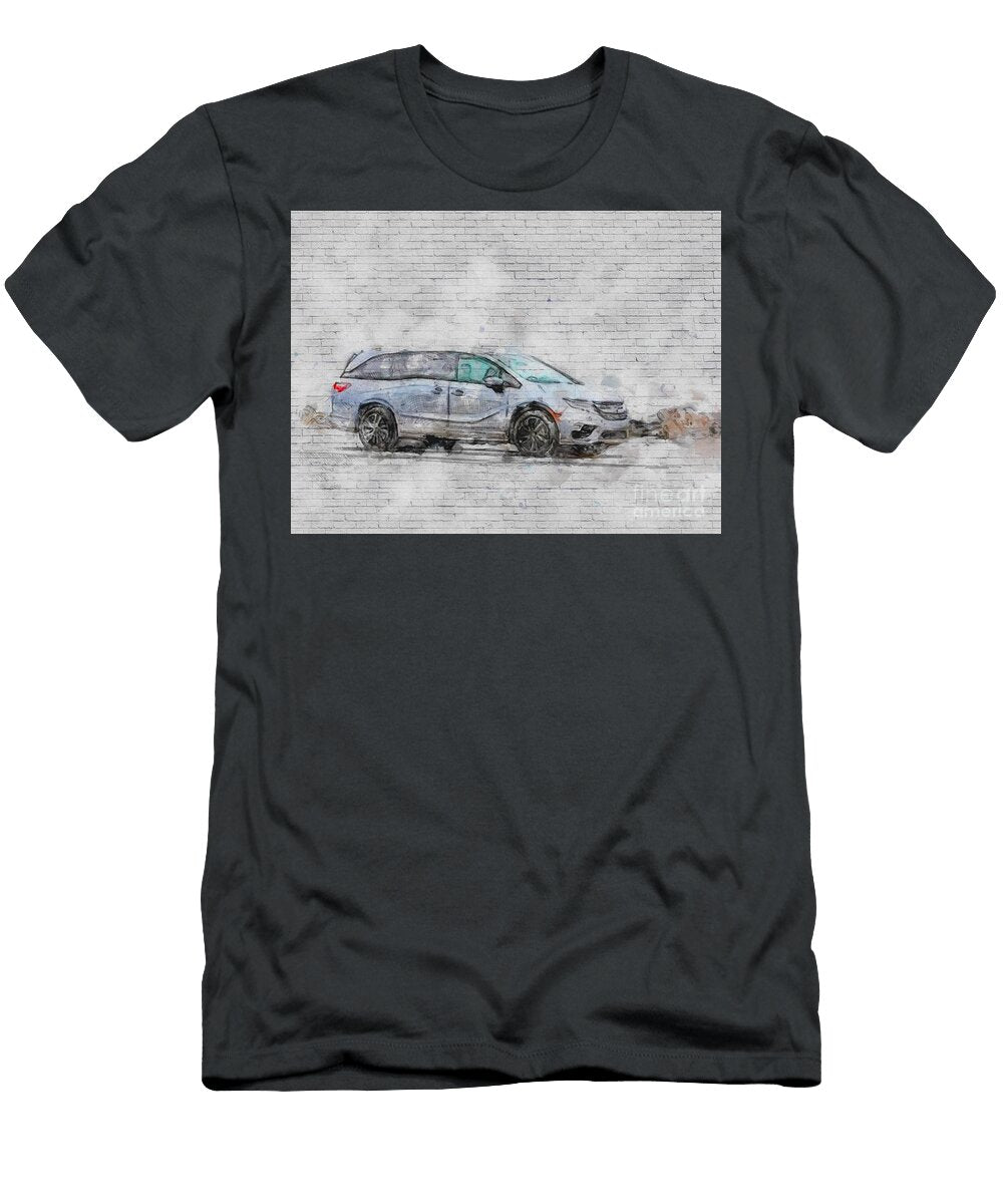 Honda Odyssey 2018 Popular Minivan Japanese Cars Gray New Ashtyn Treutel T-Shirt