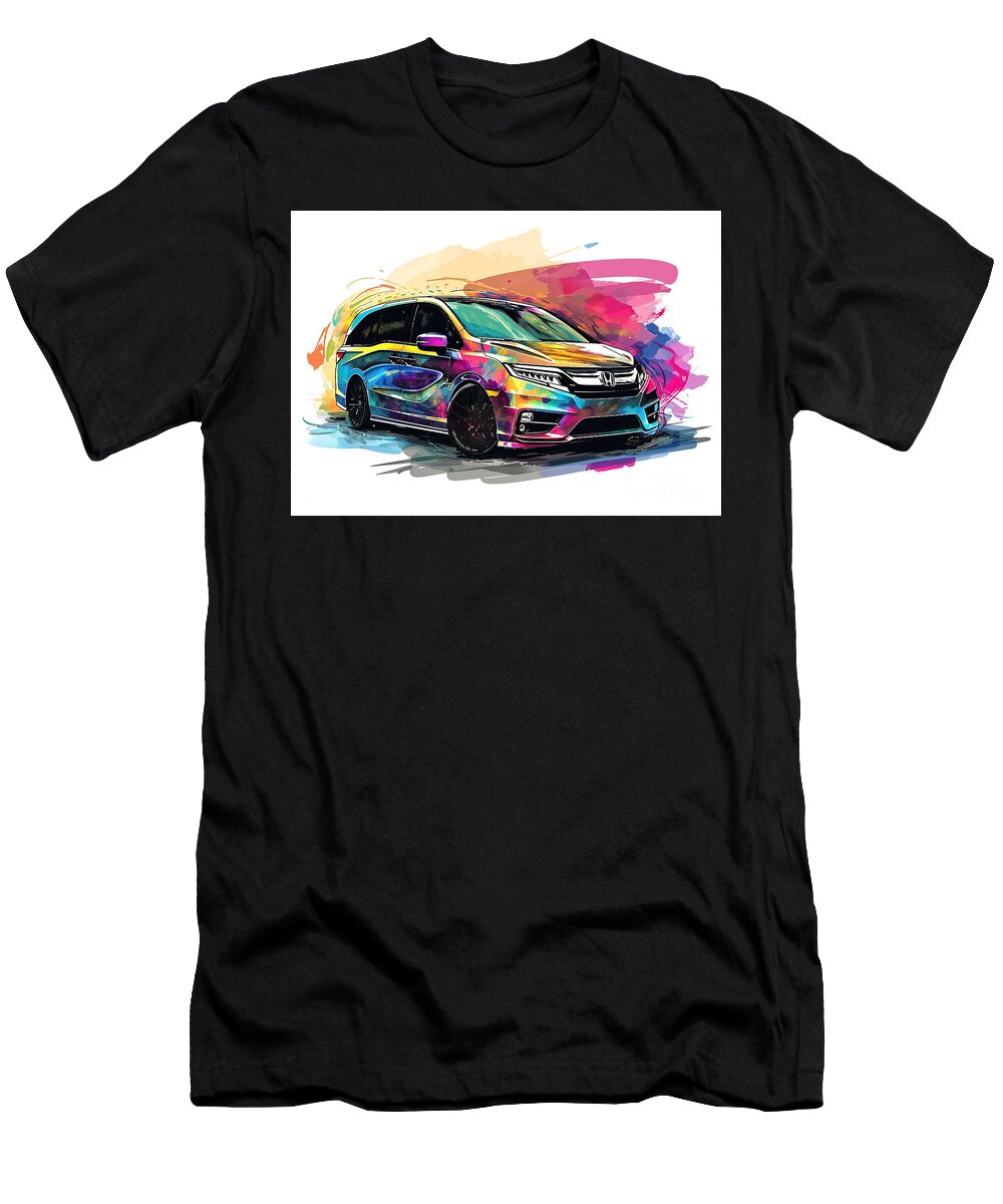Honda Odyssey Auto Vibrant Colors Clark Leffler T-Shirt