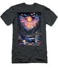 Honda Odyssey Minivan Adventure a Surreal Journey Through a Lush Forest Kyran Estrada T-Shirt