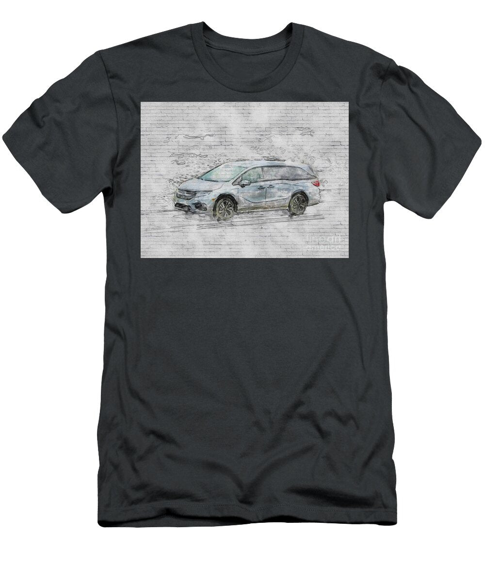 Honda Odyssey Type R 2020 Exterior Silver Minivan Japanese Cars Ashtyn Treutel T-Shirt