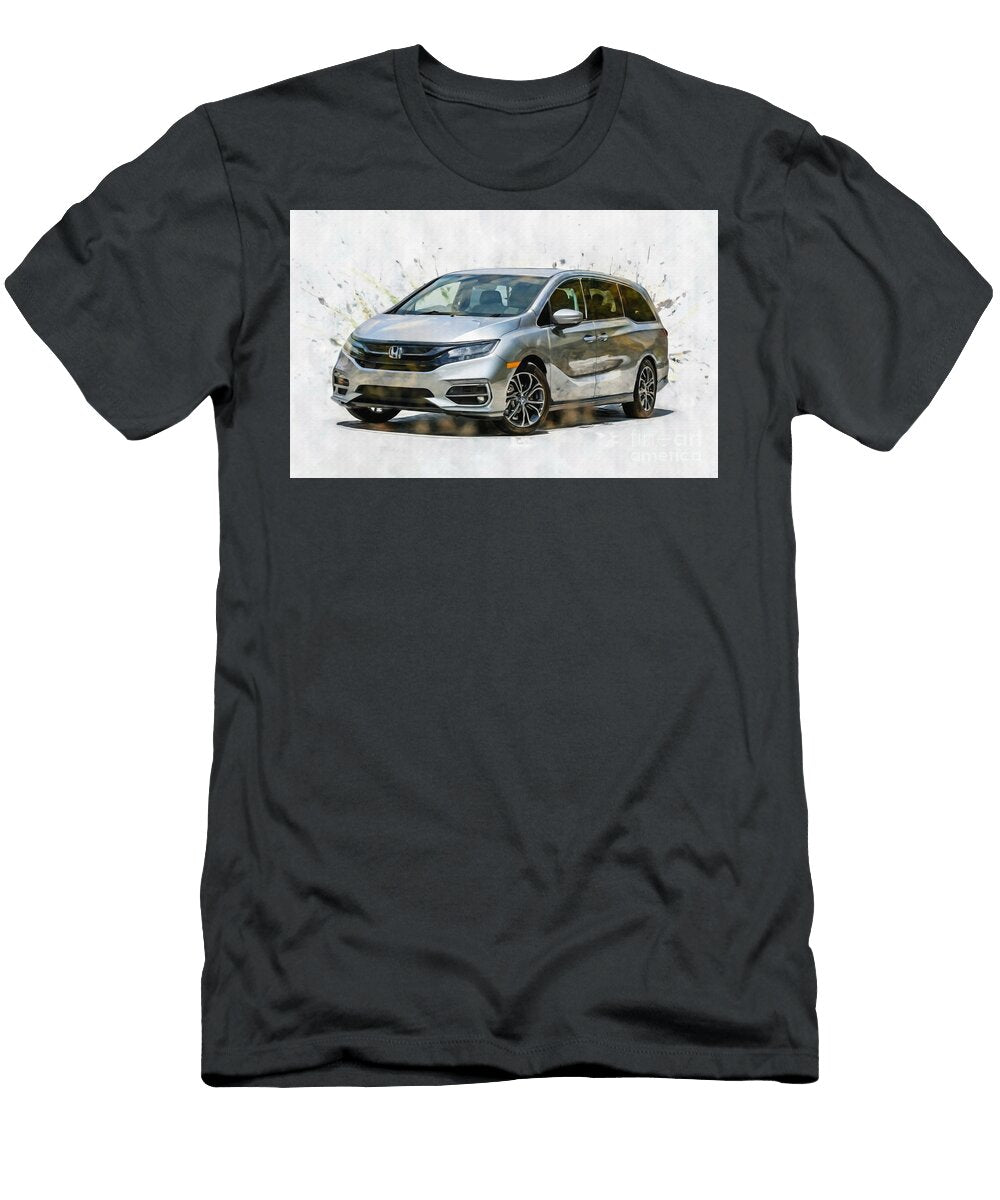 Honda Odyssey Type R 2020 Front View Exterior Silver Minivan Lowell Harann T-Shirt