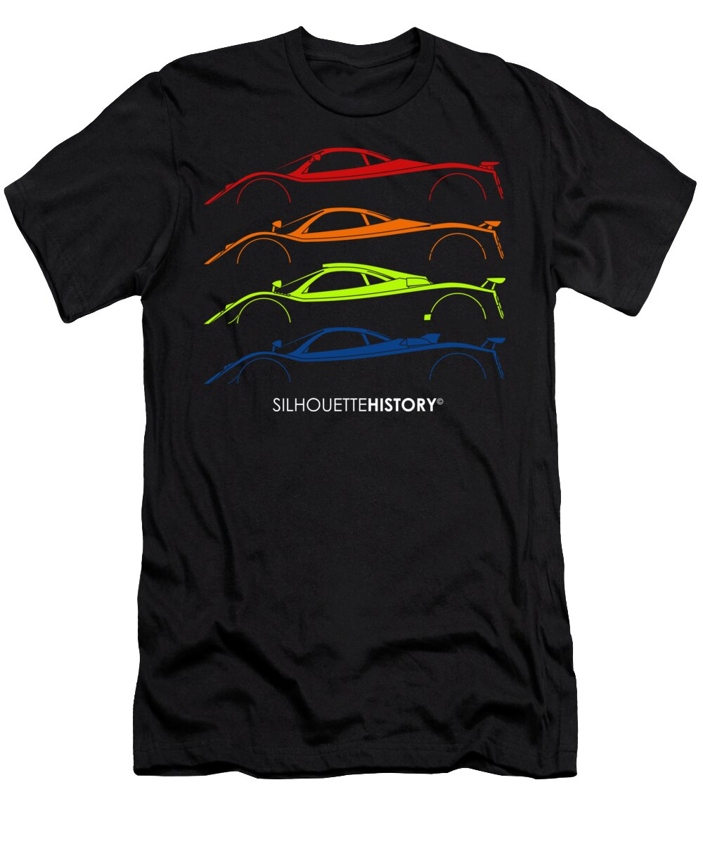 Horacio P Coupe Multi Silhouettehistory Gabor Vida T-Shirt