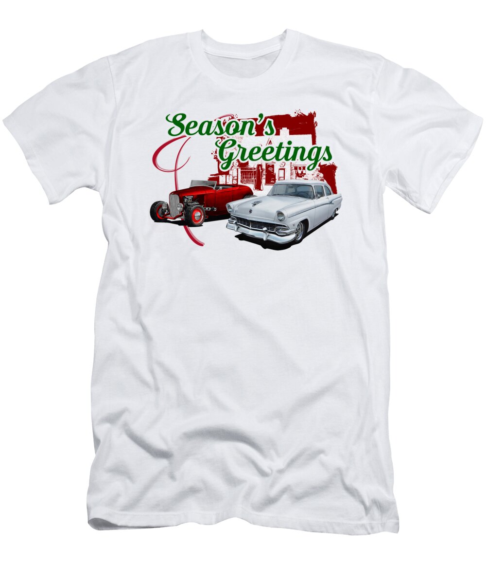 Hot Rod Greetings Paul Kuras T-Shirt