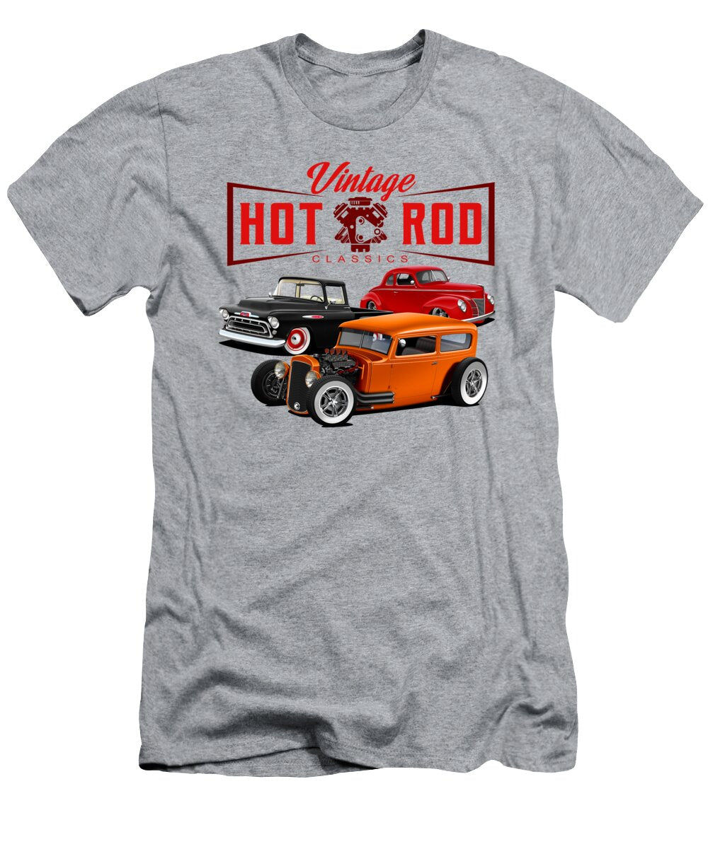 Hot Rod Triple Classic Paul Kuras T-Shirt