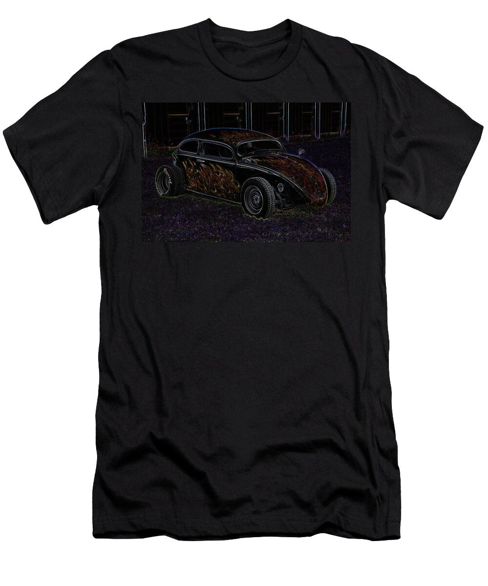 Hot Rod VW in Neon Steve Mckinzie T-Shirt