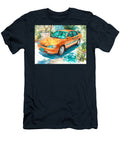 Hyundai Accent 2000 Sedan Orange Car Watercolor Painting Vibrant Orange Car Watercolor Hollie Love T-Shirt