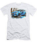 Hyundai Accent Blue Sports Car Illustration a Detailed Look At the Design Lowell Harann T-Shirt