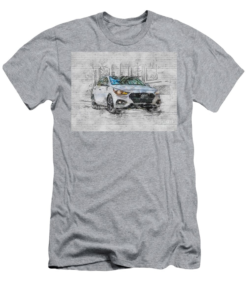 Hyundai Accent Hatchback 2018 Cars 5 Door White Koream New Ashtyn Treutel T-Shirt