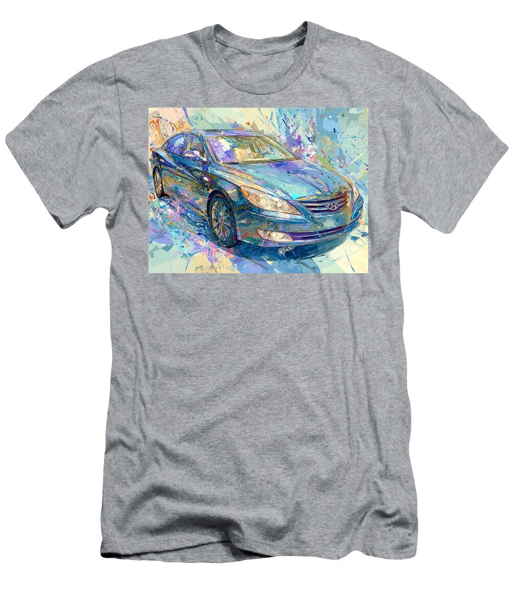 Hyundai Azera 2006 Sedan Abstract Car Vibrant Art Abstract Car Art Hollie Love T-Shirt