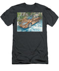Hyundai Azera 2006 Sedan Outdoor Scene Detailed Car Drawing Parked Car in Garden Setting Hollie Love T-Shirt