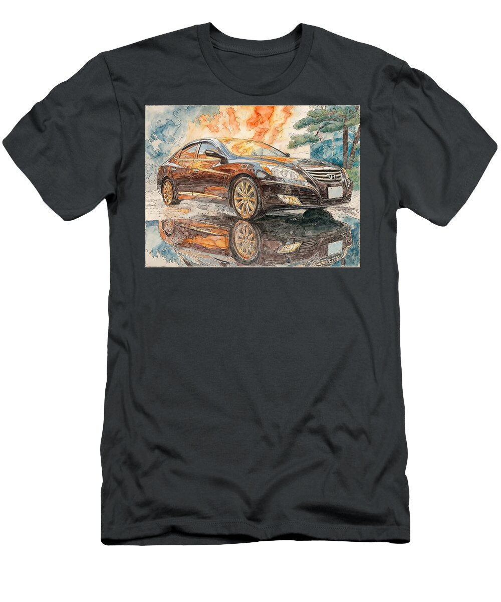 Hyundai Azera 2006 Sedan Reflective Art Car Artwork Reflective Car Painting Hollie Love T-Shirt