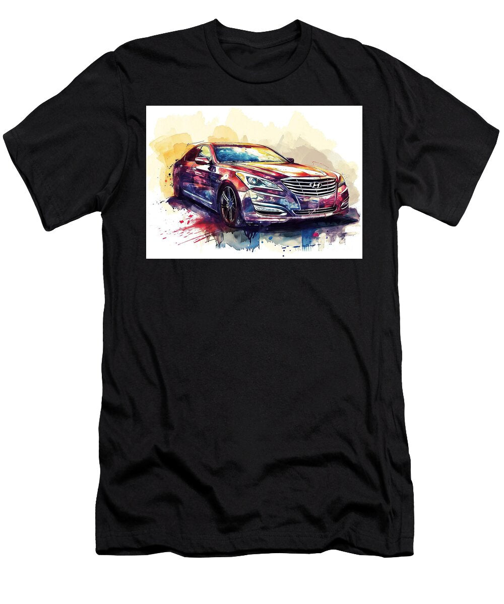 Hyundai Equus Automotive Art Clark Leffler T-Shirt