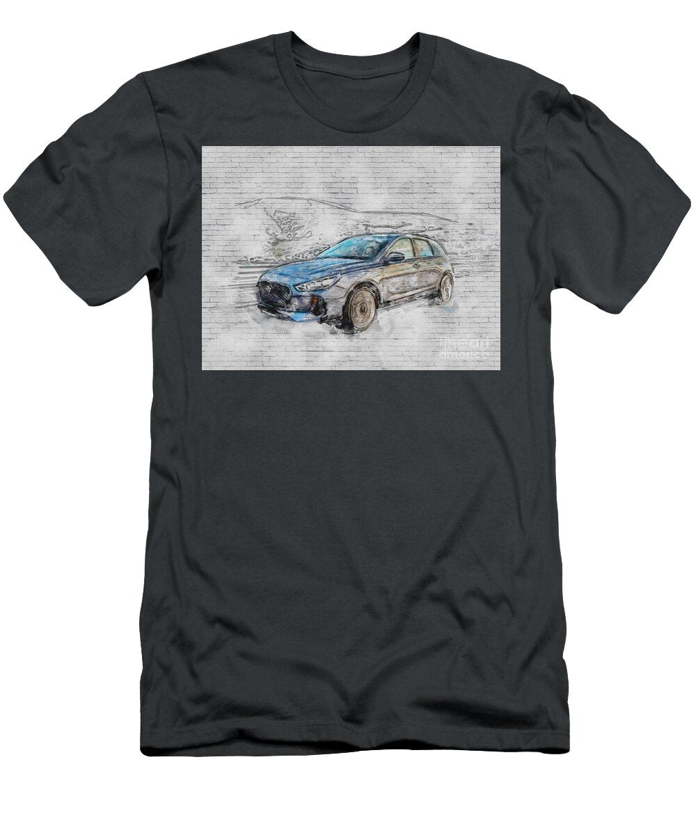Hyundai I30 2018 Cars Hatchback Korean Elantra Gt Ashtyn Treutel T-Shirt