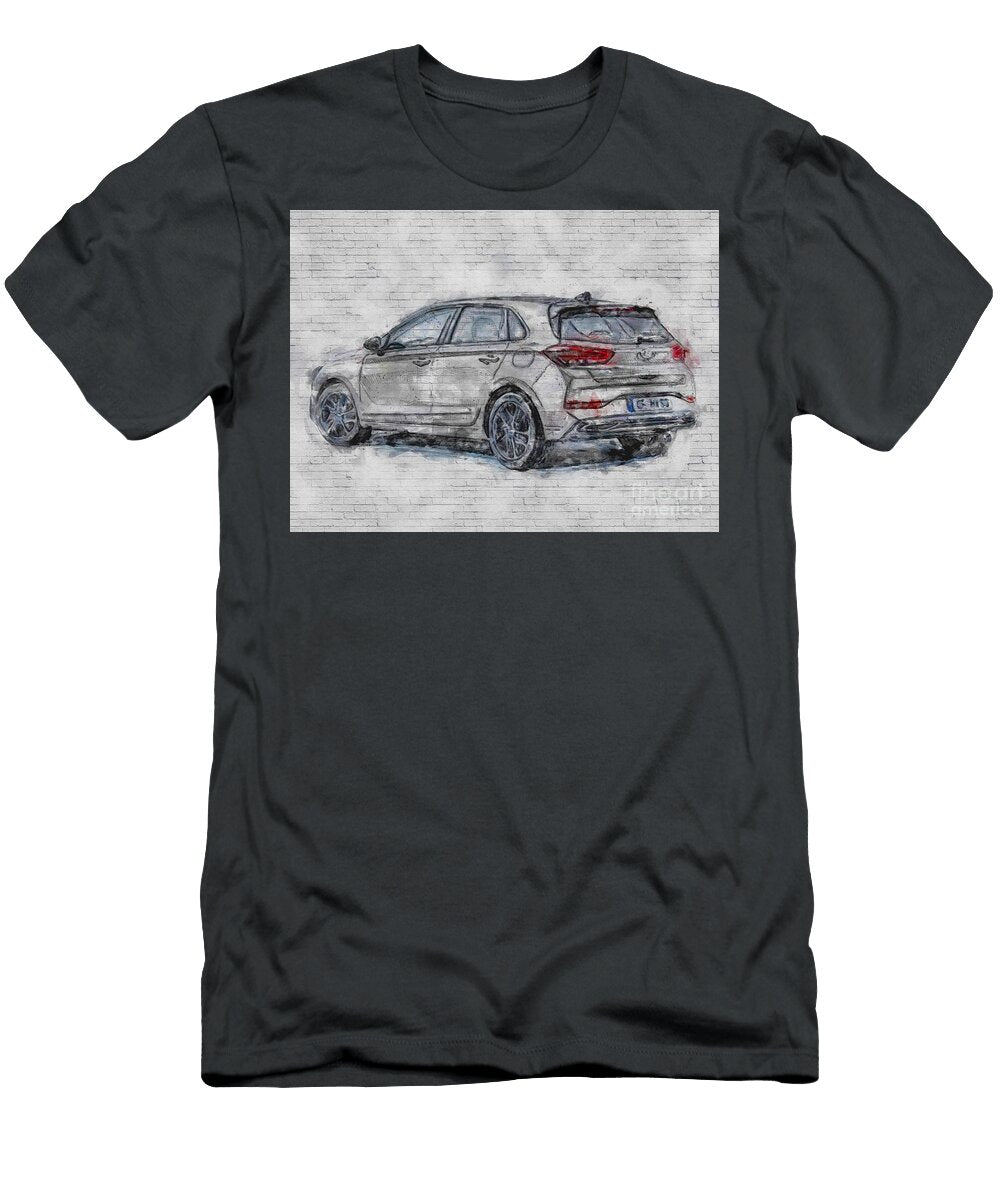 Hyundai I30 2020 Rear Exterior Gray Hatchback Pd Facelift New Korean Cars Ashtyn Treutel T-Shirt