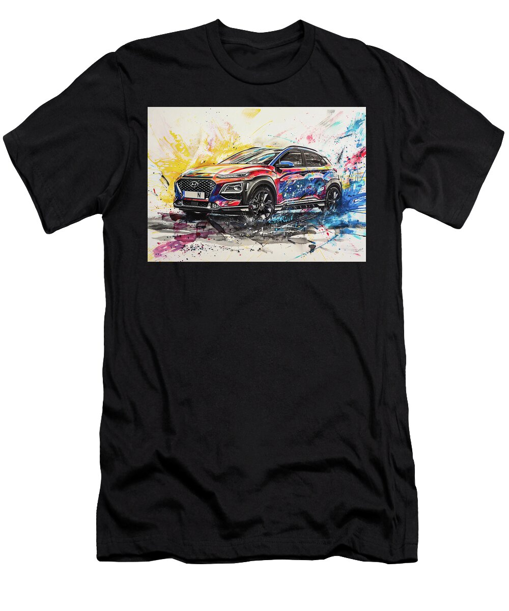 Hyundai Kona N Automotive Kari Goldfalse T-Shirt
