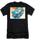Hyundai Sonata 2015 Sedan Blue Sedan Watercolor Car Vibrant Blue Sedan Watercolor Hollie Love T-Shirt