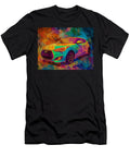 Hyundai Veloster 2013 Hatchback Abstract Art Colorful Car Vibrant Colorful Car Art Hollie Love T-Shirt