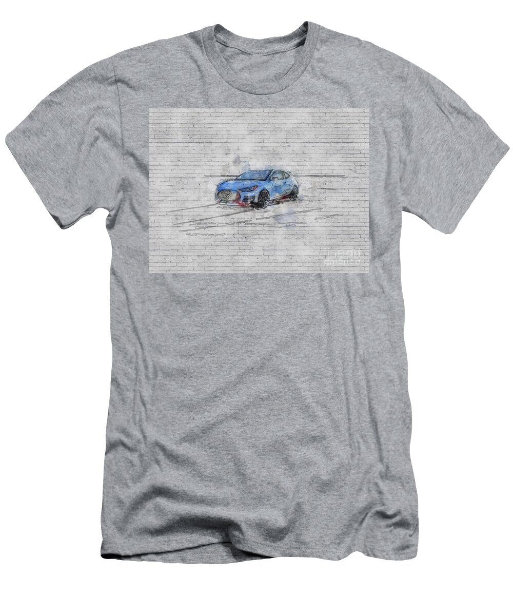 Hyundai Veloster N 2018 Hatchback New Gray Korean Cars Ashtyn Treutel T-Shirt