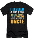 I Leveled Up to Uncle Gamer Player 1 Player 2 Joining Gaming Dhbubble T-Shirt