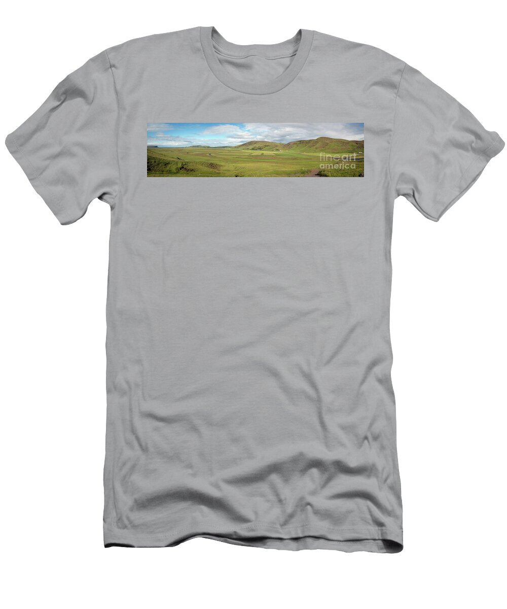 Iceland Farmland Panorama Michael Ver Sprill T-Shirt