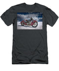 Indian Motorcycle on the Salt Flats Athena Mckinzie T-Shirt