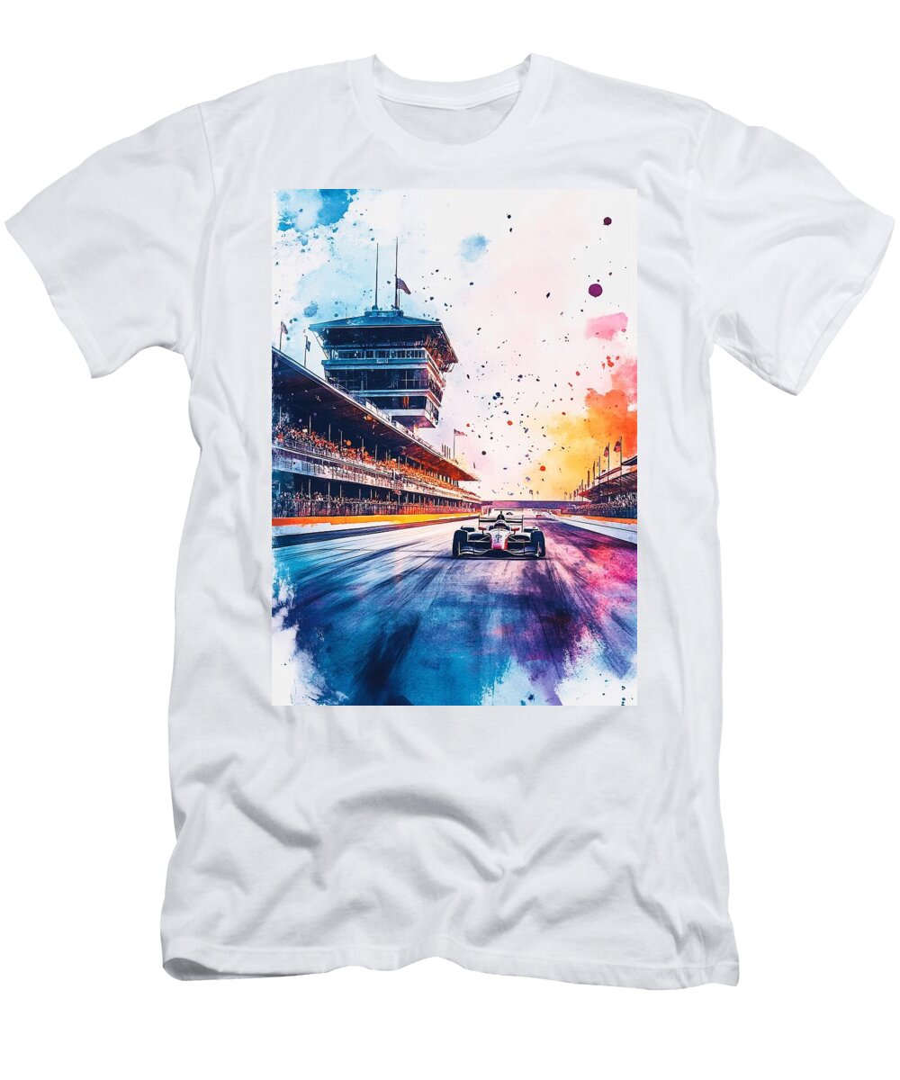 Indy 500 Race Car Speed Tommy Mcdaniel T-Shirt