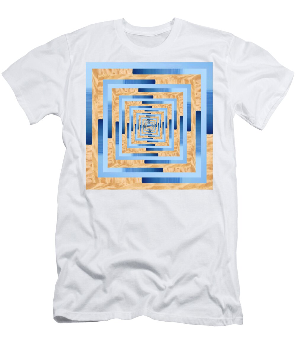 Infinity Tunnel Lake Mi Sand Dune Pelo Blanco Photo T-Shirt